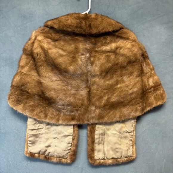 Vintage 1950's Kaufman Bros Fur Stole Mob Wife Glam Runway Fabulous Old Money - Picture 2 of 9